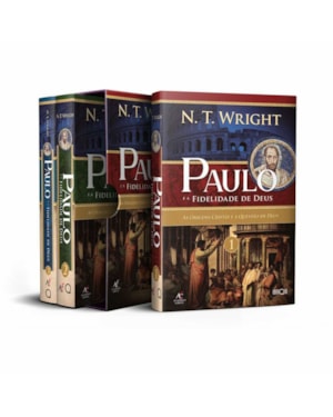 Box Paulo E A Fidelidade De Deus: As Origens Cristãs E A Questão de Deus - Com 3 Volumes