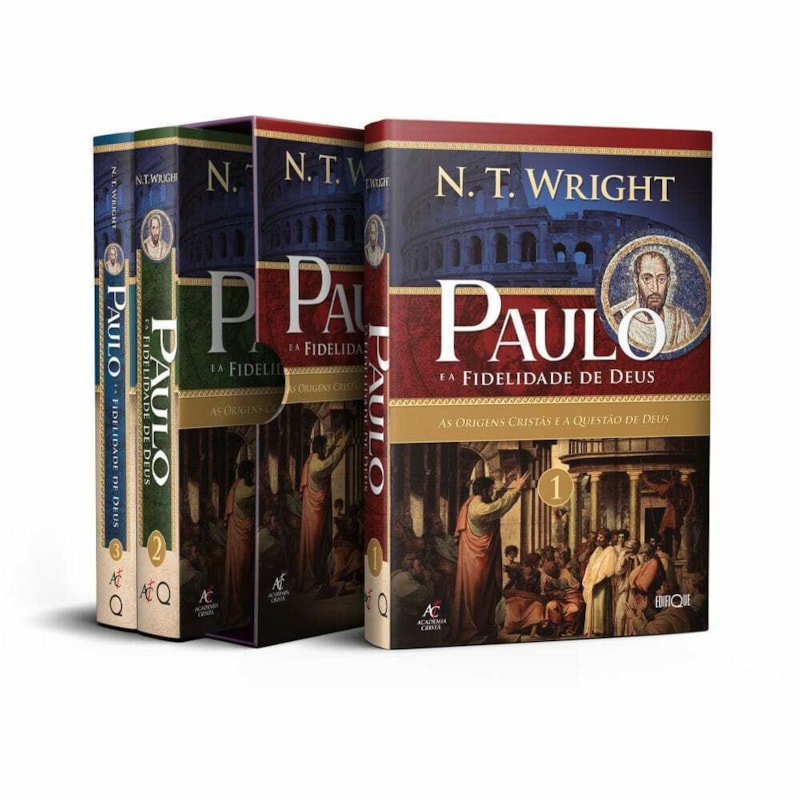 Box Paulo E A Fidelidade De Deus - N. T. Wright - 3 Volumes