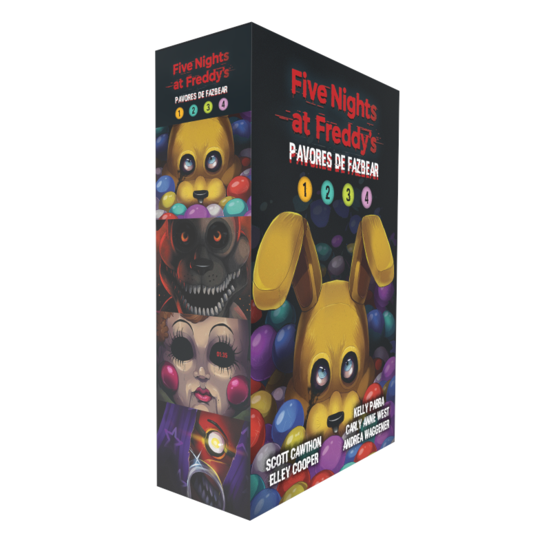 BOX PAVORES DE FAZBEAR 1-4: FIVE NIGHTS AT FREDDY'S: PAVORES DE FAZBEAR - VOL. 1-4