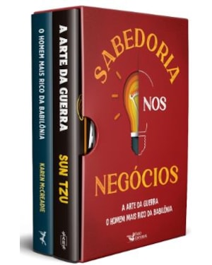 BOX - SABEDORIA NOS NEGÓCIOS - AS PRÁTICAS DO HOMEM MAIS RICO DA BABILÔNIA + A ARTE DA GUERRA - EXCLUSIVO