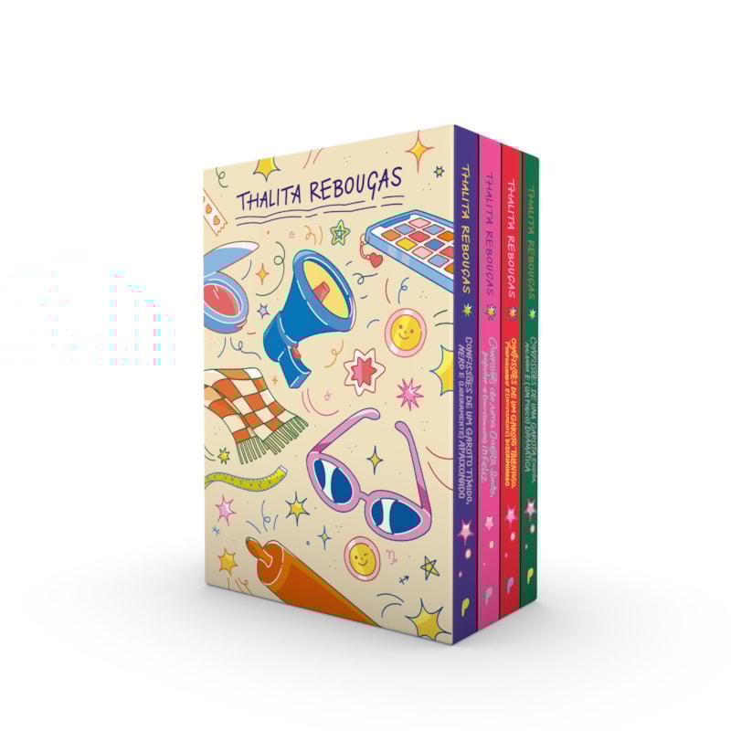 BOX SÉRIE CONFISSÕES - AS NOVAS EDIÇÕES DOS QUATRO LIVROS DA COLEÇÃO DA AUTORA THALITA REBOUÇAS