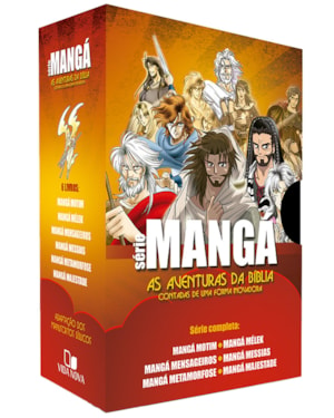 Box Série Mangá - Série completa: as aventuras da Bíblia contadas de uma forma inovadora