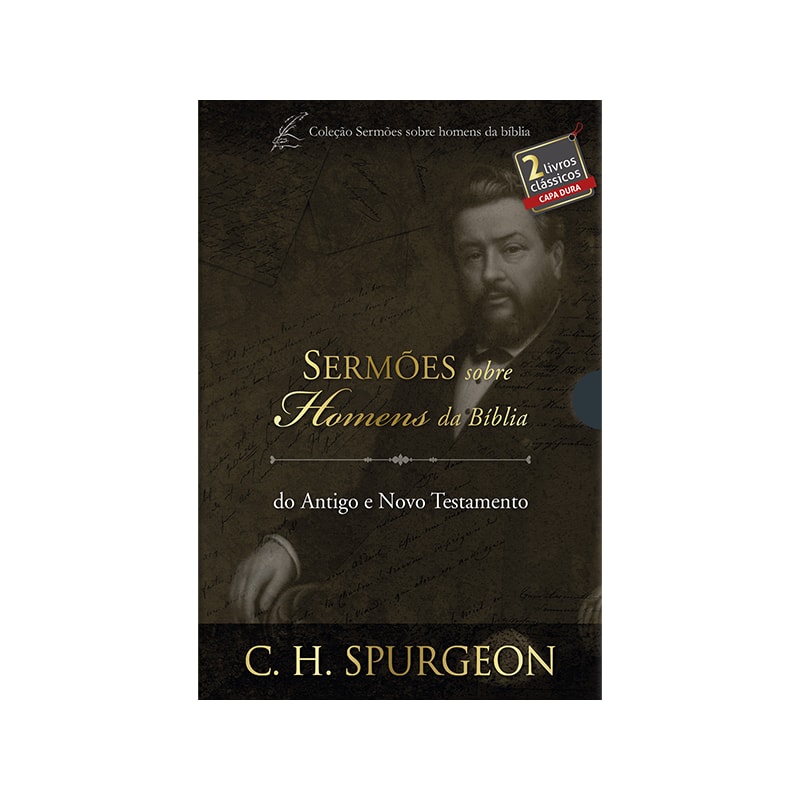 Box sermões de spurgeon sobre homens da bíblia: estudo sobre homens da bíblia do antigo e novo testamento - exemplos de fé