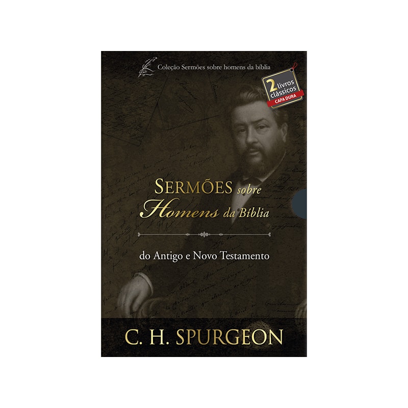Box Sermões de Spurgeon sobre homens da Bíblia: Estudo sobre homens da bíblia do antigo e novo testamento - exemplos de fé