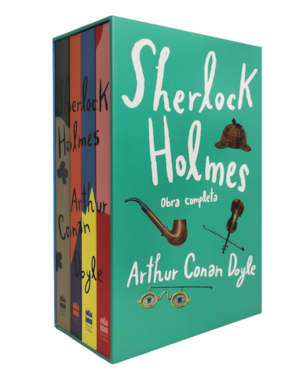 BOX SHERLOCK HOLMES - OBRA COMPLETA (CAPA BROCHURA)