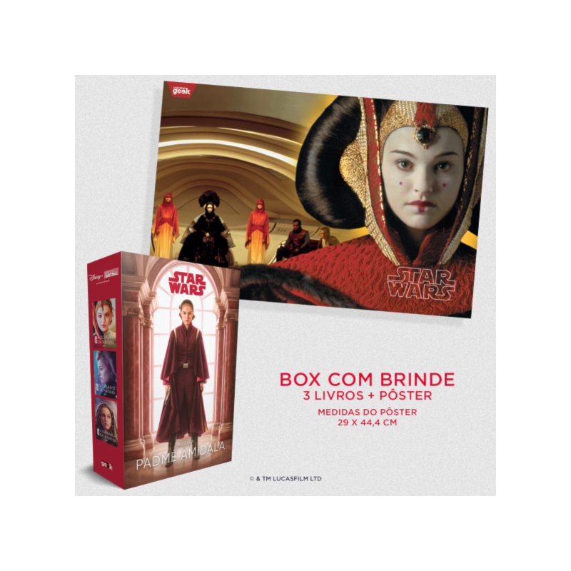 BOX STAR WARS: TRILOGIA PADMÉ AMIDALA- EDIÇÃO COM BRINDE!