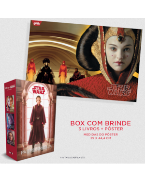 BOX STAR WARS: TRILOGIA PADMÉ AMIDALA- EDIÇÃO COM BRINDE!