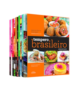 Box tempero brasileiro Bilíngue: 5 volumes
