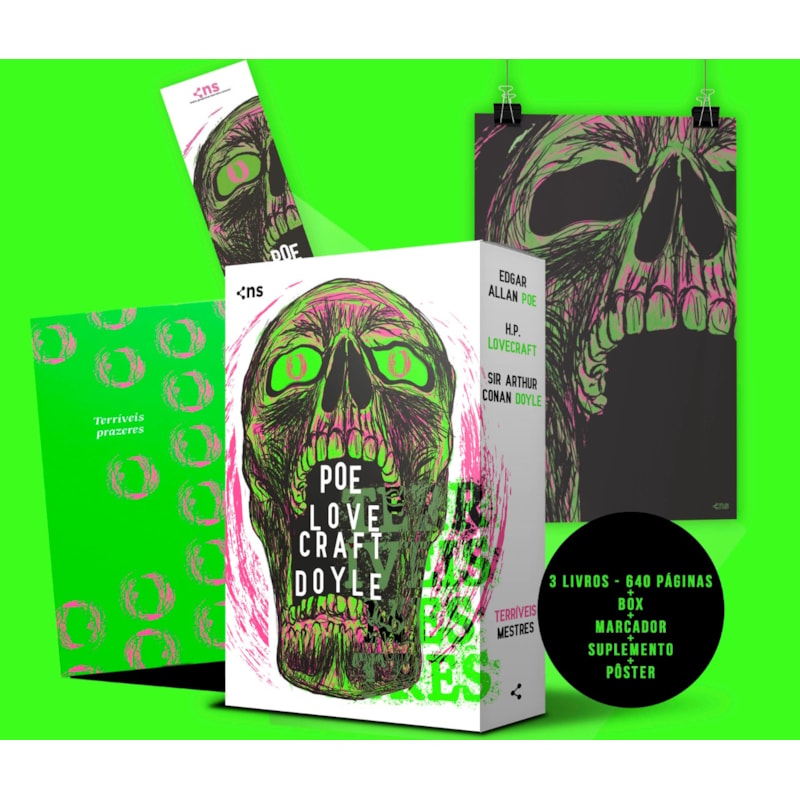 BOX TERRÍVEIS MESTRES (3 LIVROS + PÔSTER + SUPLEMENTO)