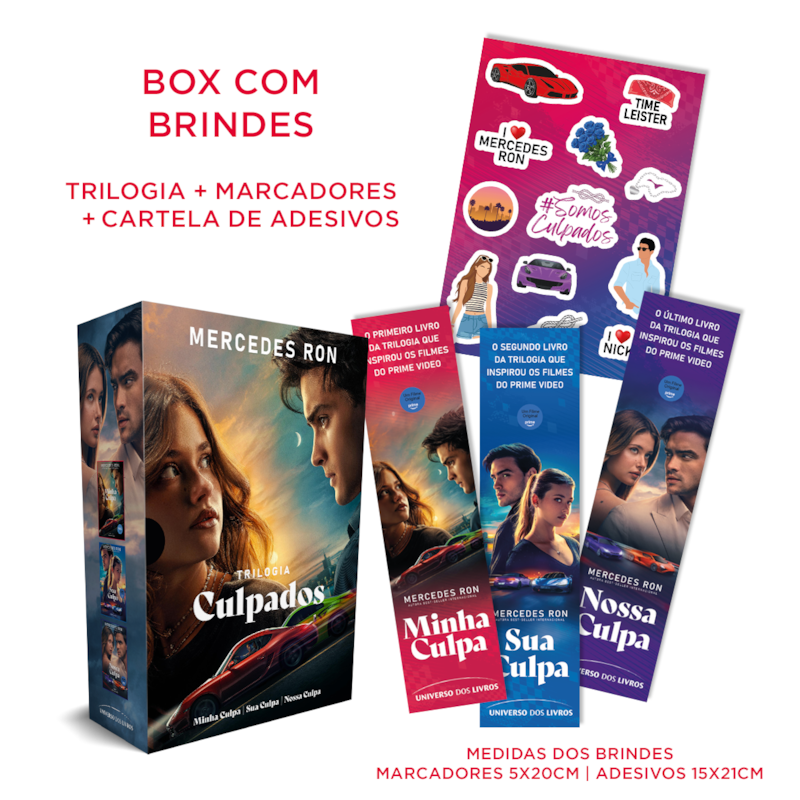 BOX TRILOGIA CULPADOS- EDIÇÃO COM BRINDE!