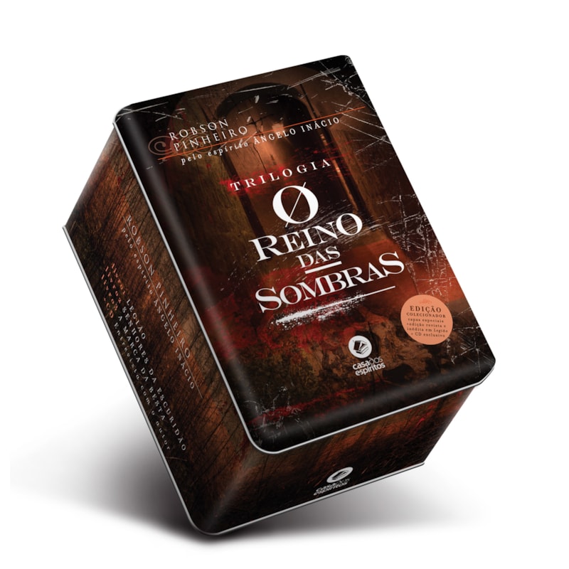 BOX TRILOGIA O REINO DAS SOMBRAS - LATA: EDIÇÃO DE LUXO PARA PRESENTE