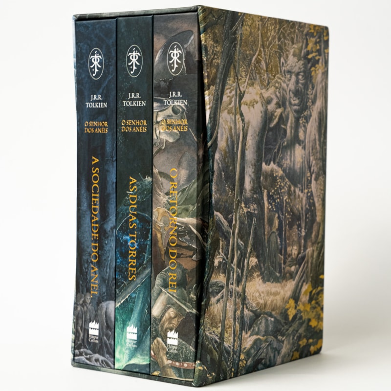 BOX TRILOGIA O SENHOR DOS ANÉIS - EDIÇÃO COM ILUSTRAÇÕES DE ALAN LEE