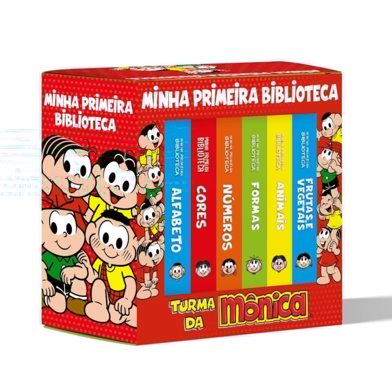 BOX - TURMA DA MÔNICA COLEÇÃO MINHA PRIMEIRA BIBLIOTECA