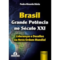 BRASIL - GRANDE POTÊNCIA NO SÉCULO XXI - LIDERANÇAS E DESAFIOS NA NOVA ORDEM MUNDIAL