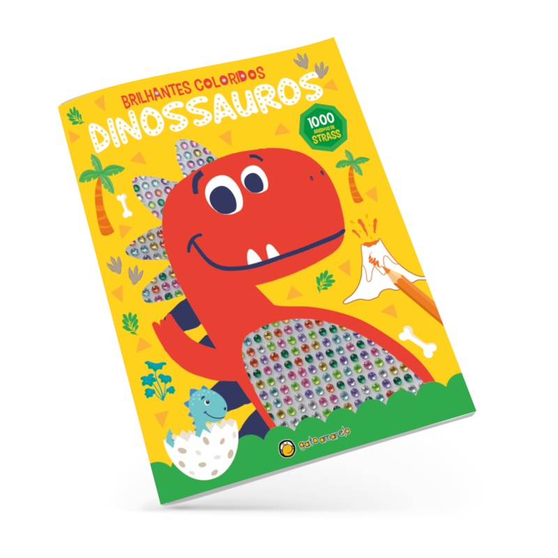Brilhantes coloridos - dinossauros