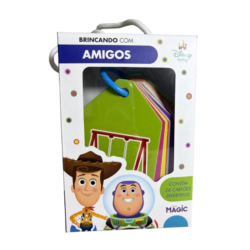 BRINCANDO COM AMIGOS - LIVRO COM CARDS COLORIDOS PARA APRENDER NOVAS PALAVRAS