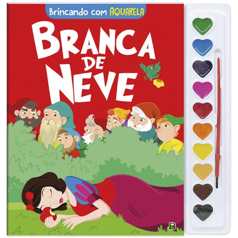 BRINCANDO COM AQUARELA: BRANCA DE NEVE