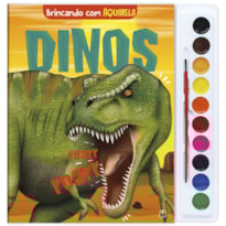 BRINCANDO COM AQUARELA: DINOS