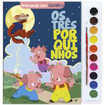 BRINCANDO COM AQUARELA: OS TRÊS PORQUINHOS