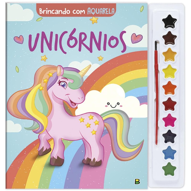 BRINCANDO COM AQUARELA: UNICÓRNIOS
