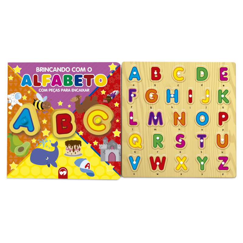 BRINCANDO COM O ALFABETO: PEÇAS PARA ENCAIXAR