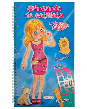 BRINCANDO DE ESTILISTA - EDIÇÃO FILHOTES (AZUL)
