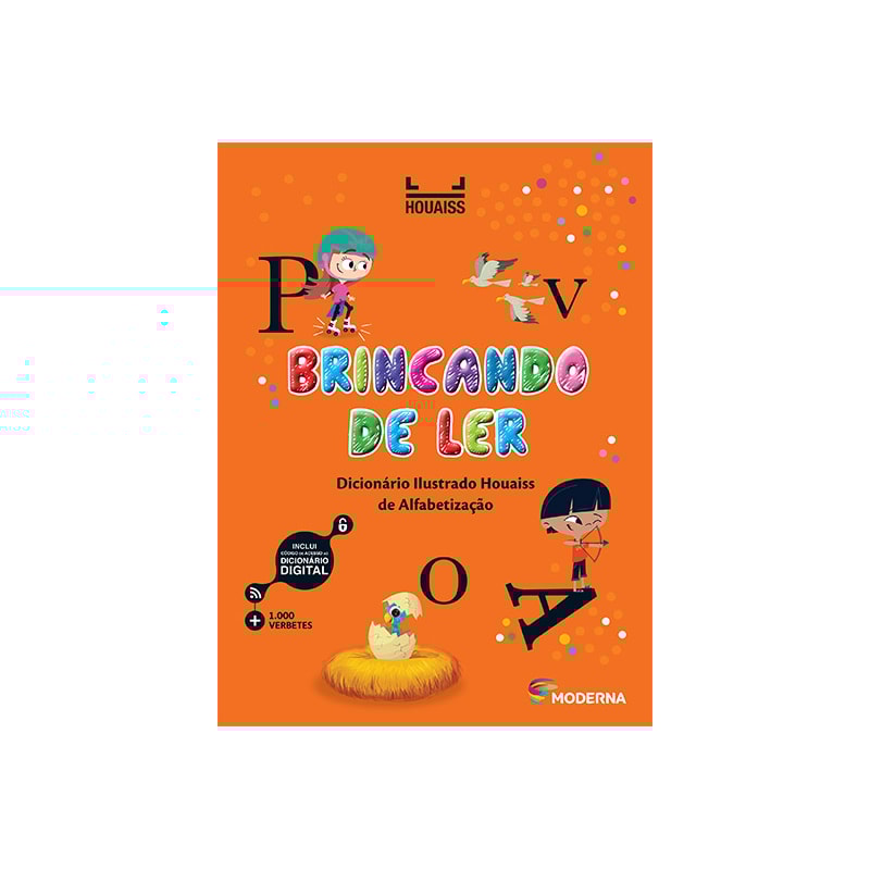 Brincando de ler: dicionário ilustrado Houaiss de alfabetização