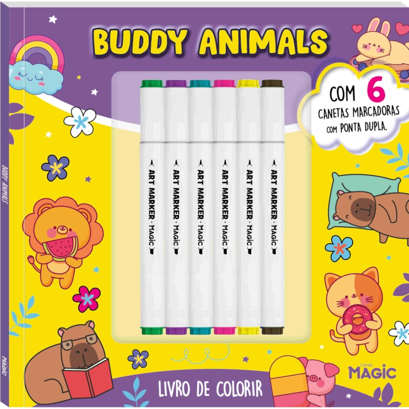 BUDDY ANIMALS - PARA COLORIR