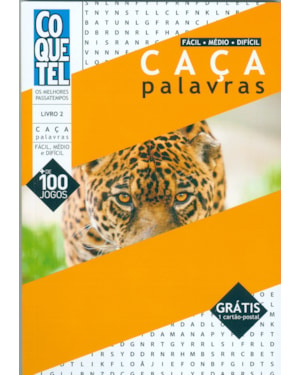 CAÇA PALAVRAS - FÁCIL MÉDIO DIFÍCIL (LIVRO2)
