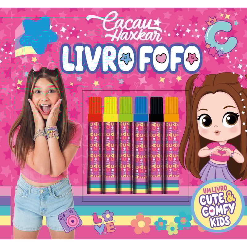 CACAU HAXKAR - CUTE & COMFY KIDS - LIVRO FOFO