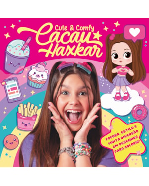 CACAU HAXKAR CUTE & COMFY - LIVRO DE COLORIR PARA CRIANÇAS