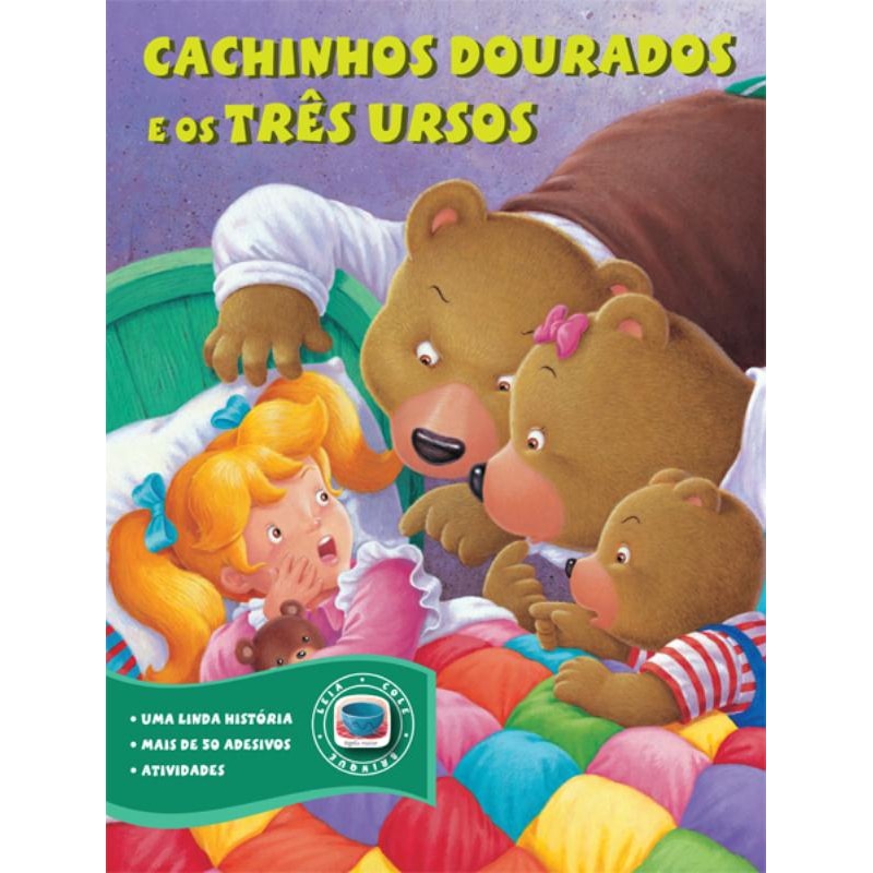 CACHINHOS DOURADOS E OS TRÊS URSOS : ADESIVOS