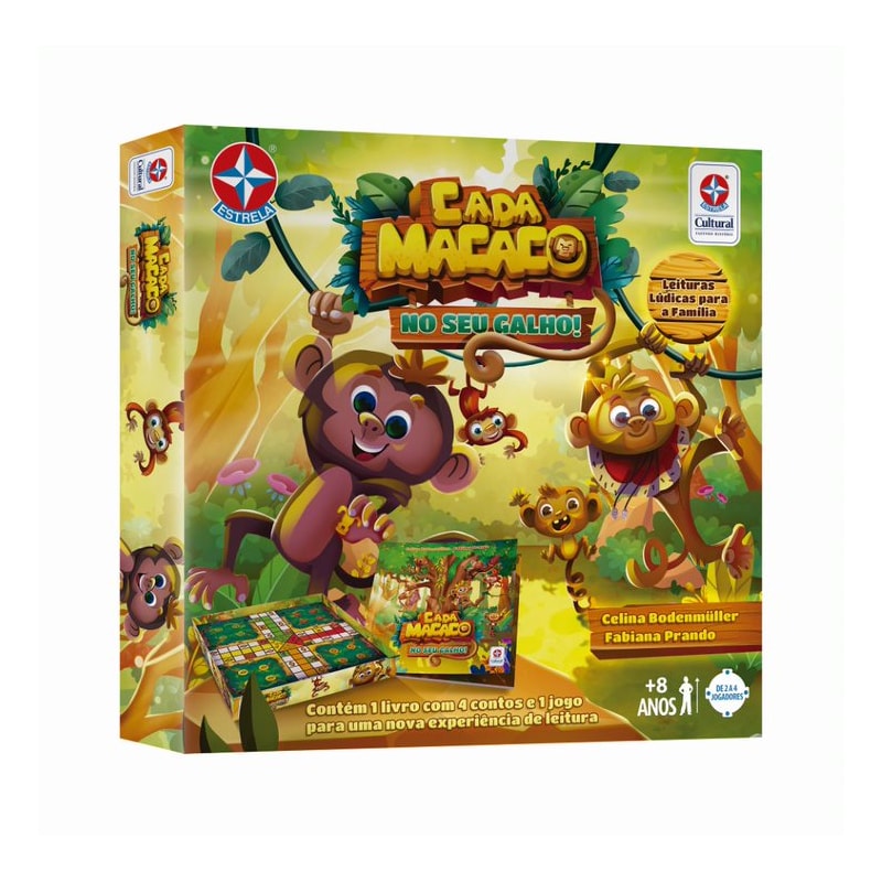 CADA MACACO NO SEU GALHO! - CONTOS DIVERTIDOS E DESAFIOS EM UM JOGO ESTILO LUDO