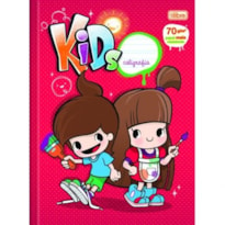 CADERNO BROCHURA CALIGRAFIA TILIBRA CAPA DURA KIDS 40 FLS