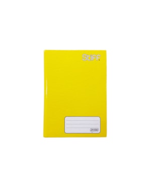 CADERNO BROCHURA CAPA DURA JANDAIA AMARELO 96 FLS