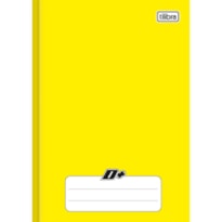 CADERNO BROCHURA CAPA DURA TILIBRA 1/4 AMARELO 96 FLS