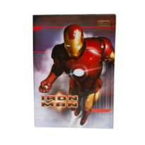 CADERNO BROCHURA CAPA DURA TILIBRA 1/4 IRON MAN 96 FLS