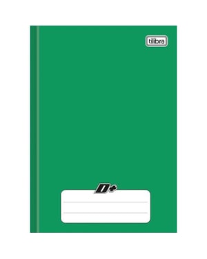 CADERNO BROCHURA CAPA DURA TILIBRA 1/4 VERDE 48 FLS