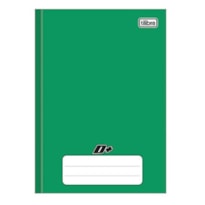 CADERNO BROCHURA CAPA DURA TILIBRA 1/4 VERDE 96 FLS