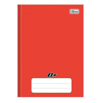 CADERNO BROCHURA CAPA DURA TILIBRA 1/4 VERMELHO 48 FLS