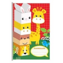 CADERNO BROCHURA FORONI  1/4 QUADRICULADO 40 FLS