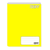 CADERNO BROCHURAO JANDAIA CAPA DURA AMARELO 96 FLS