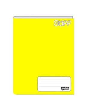 CADERNO BROCHURAO JANDAIA CAPA DURA AMARELO 96 FLS