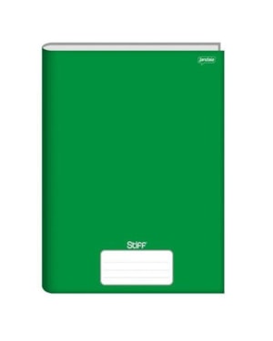 CADERNO BROCHURÃO JANDAIA CAPA DURA VERDE 48 FLHS