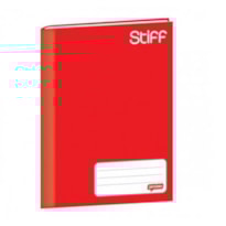CADERNO BROCHURÃO JANDAIA CAPA DURA VERMELHO 48 FLHS