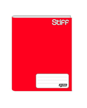 CADERNO BROCHURAO JANDAIA CAPA DURA VERMELHO 96 FLS