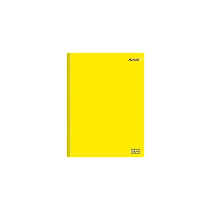 CADERNO BROCHURAO TILIBRA CAPA DURA AMARELO 48 FOLHAS