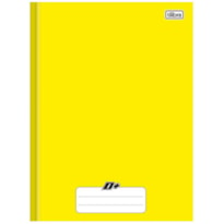 CADERNO BROCHURAO TILIBRA CAPA DURA  AMARELO 96 FLS