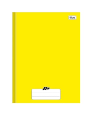 CADERNO BROCHURAO TILIBRA CAPA DURA AMARELO 96 FLS
