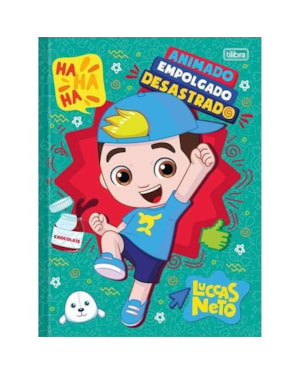CADERNO BROCHURAO TILIBRA CAPA DURA LUCCAS NETO 80 FLS